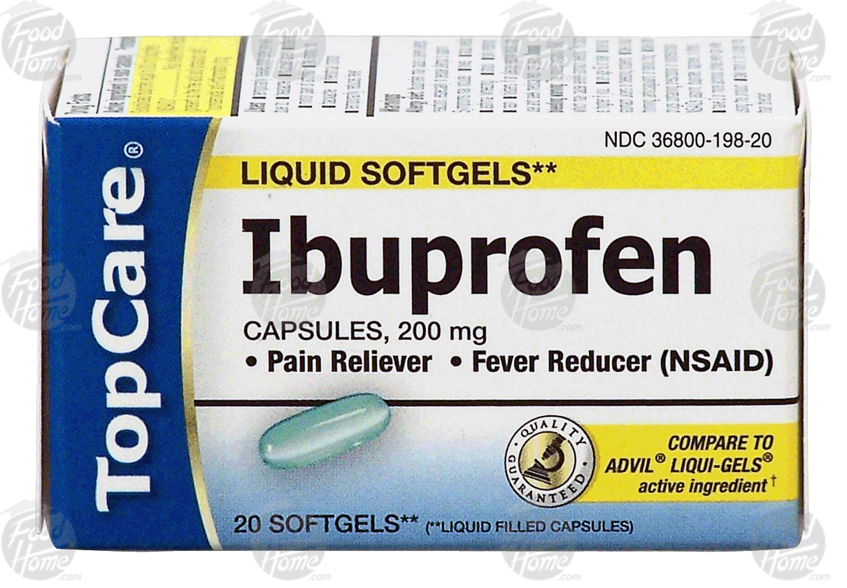 Top Care  ibuprofen capsules, liquid softgels Full-Size Picture